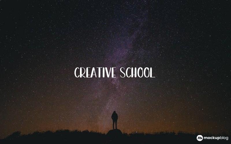 Creative School Font