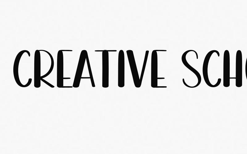 Creative School Font