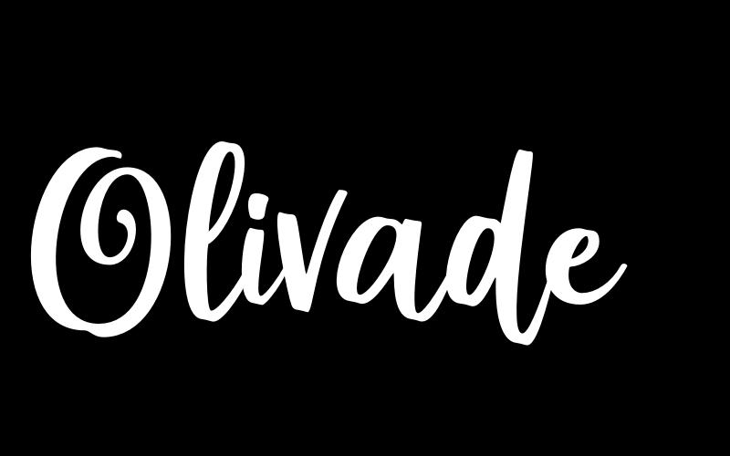 Schriftart Olivade