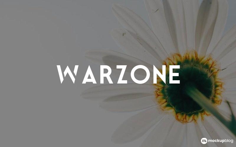 Warzone Font