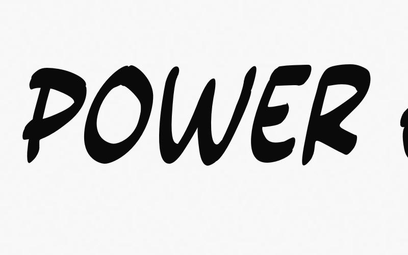 Power Entry Font