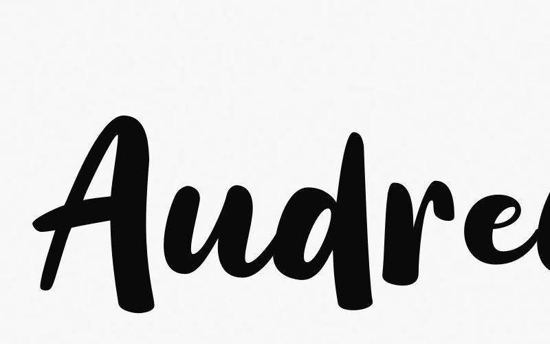 Audrey Tatum Font