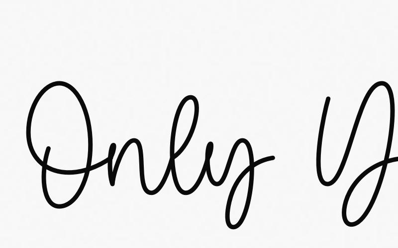 Only You Font