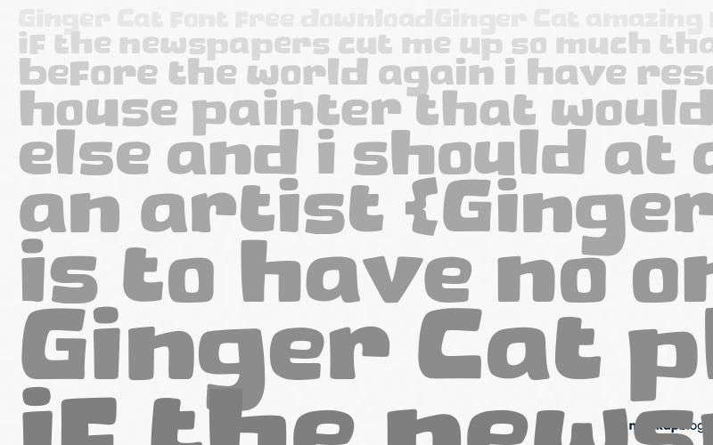 Ginger Cat Font