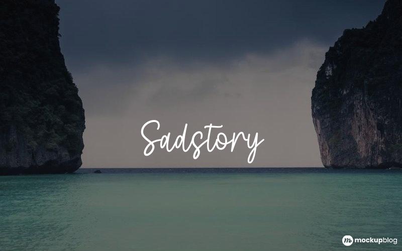 Sadstory Font