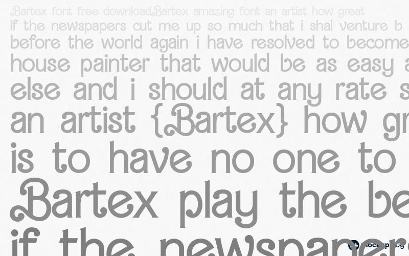 Bartex Font