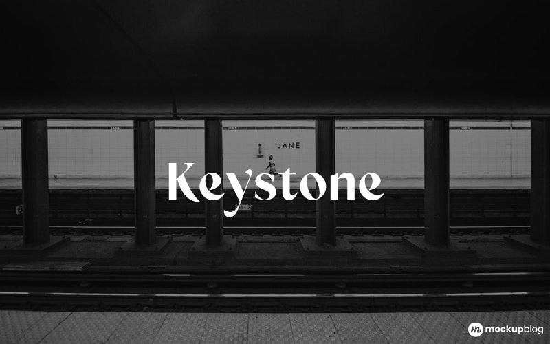 Keystone-Schriftart