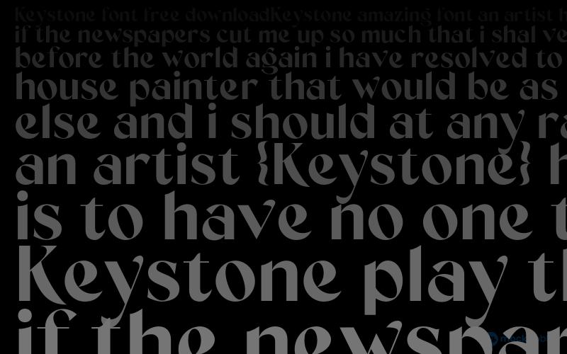 Keystone Font