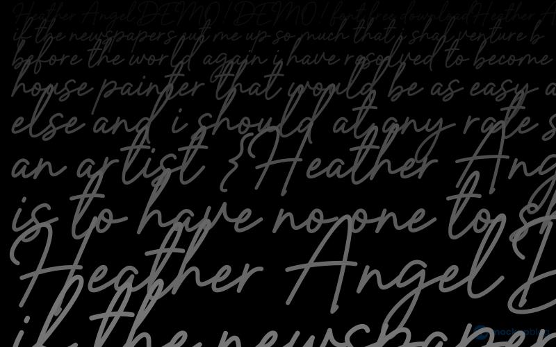 Heather Angel DEMO! DEMO! Font