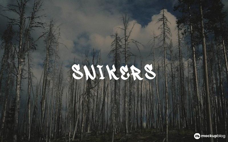 Snikers Font