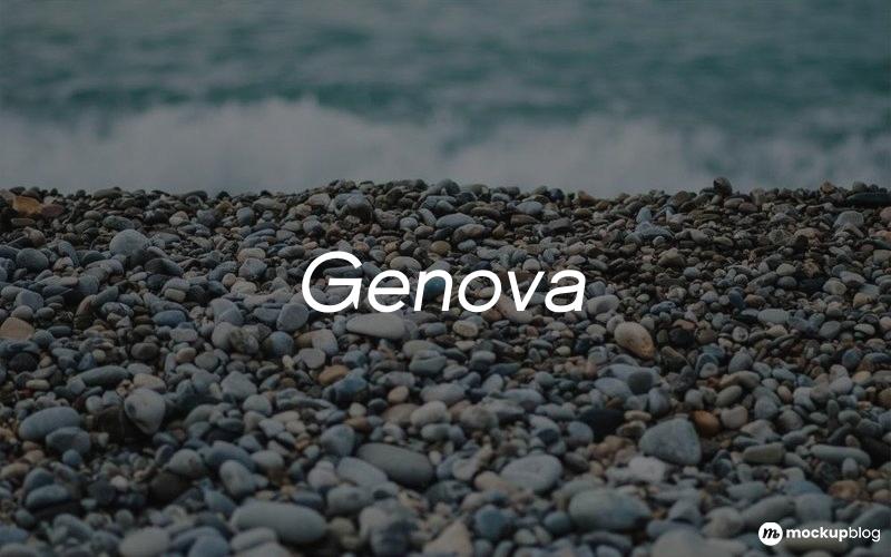 Genova Schriftart