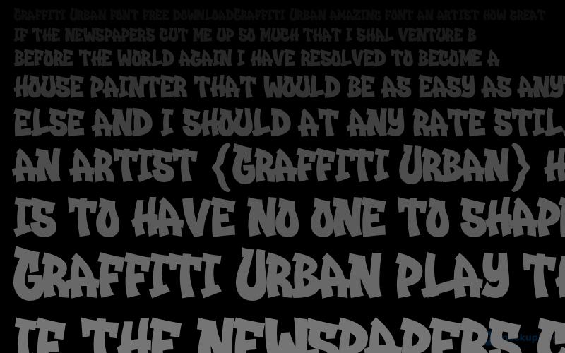 Graffiti Urban Schriftart