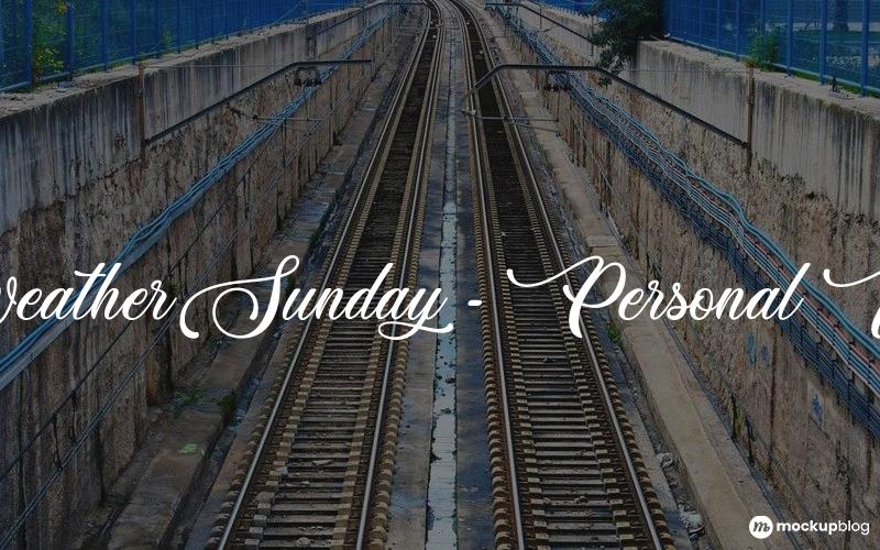 Weather Sunday – Personal Use Font