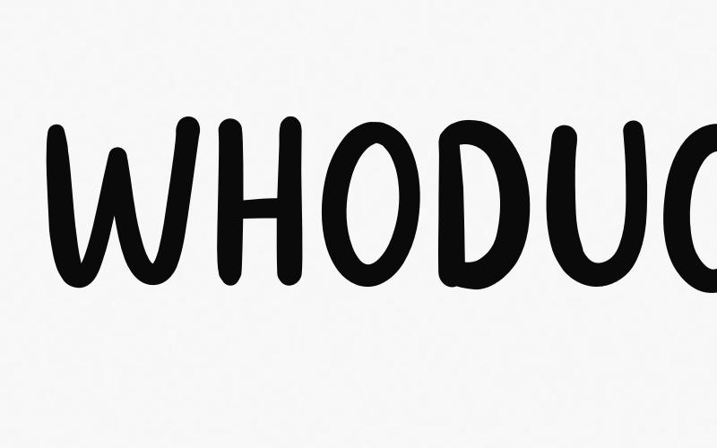 Whoduck Font