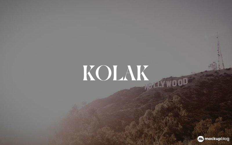 KOLAK Font