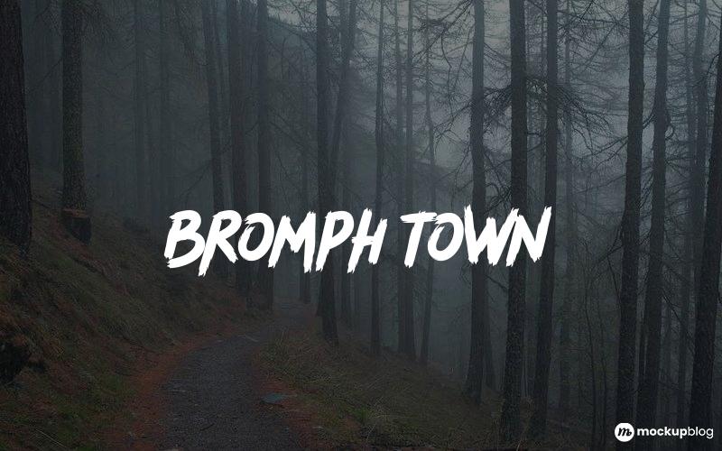 BROMPH TOWN Yazı Tipi