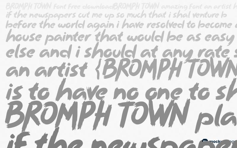 BROMPH TOWN Font