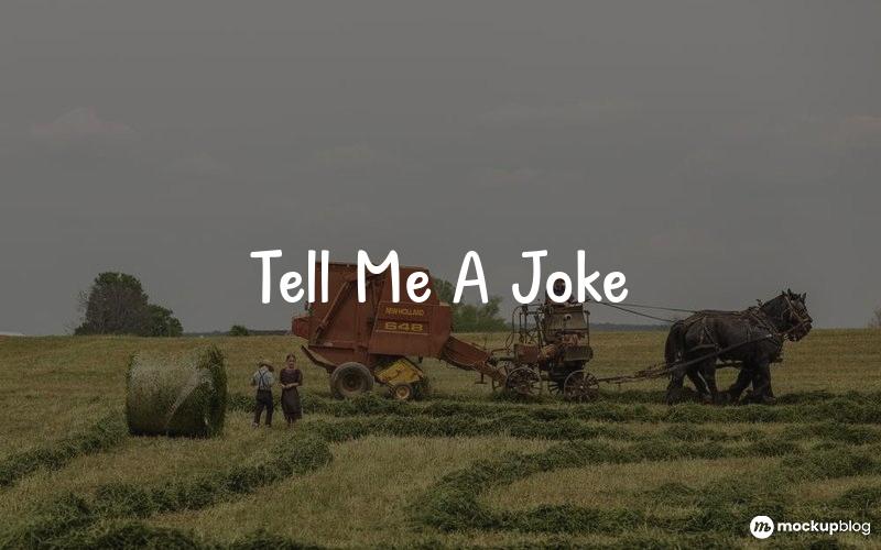 Tell Me A Joke Font