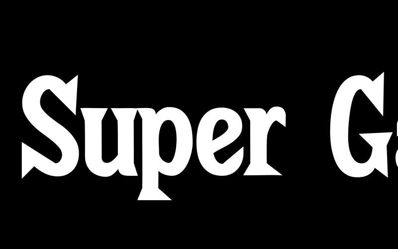 Super Gallery Font