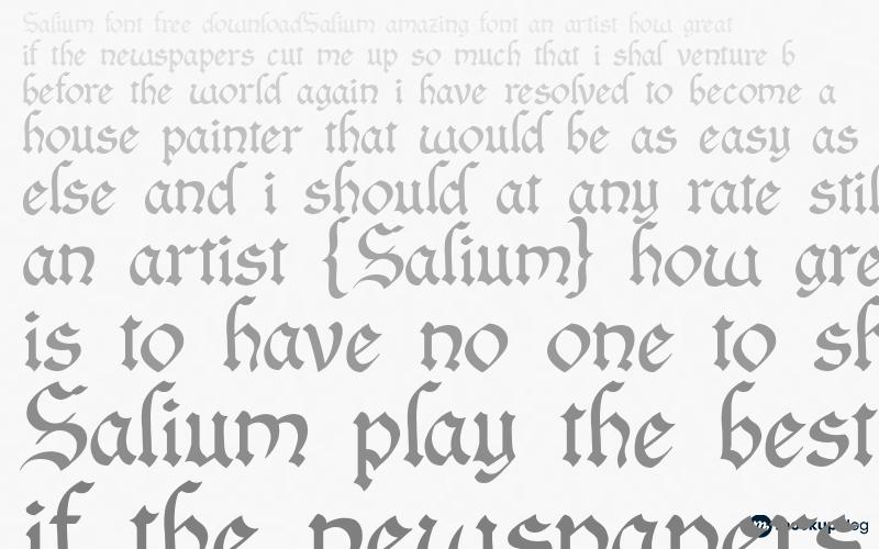 Salium Font