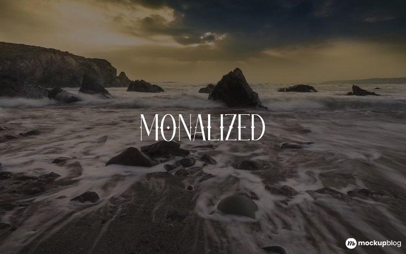 Schriftart MONALIZED