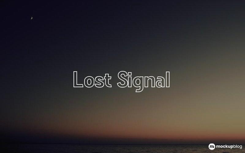 Lost Signal Font