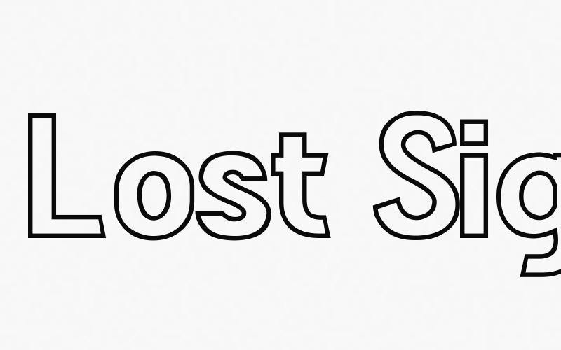 Lost Signal Font