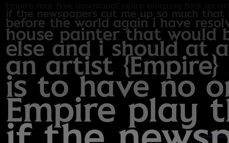 Empire Font