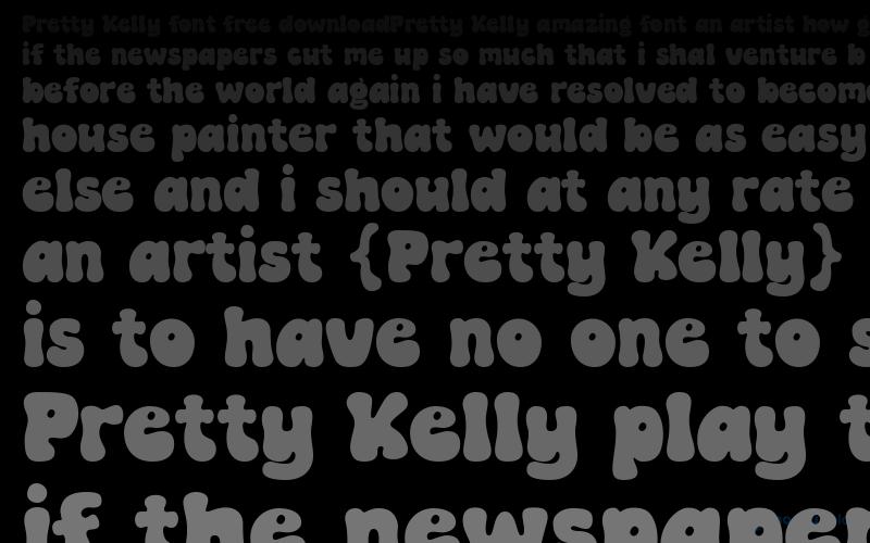 Pretty Kelly Font