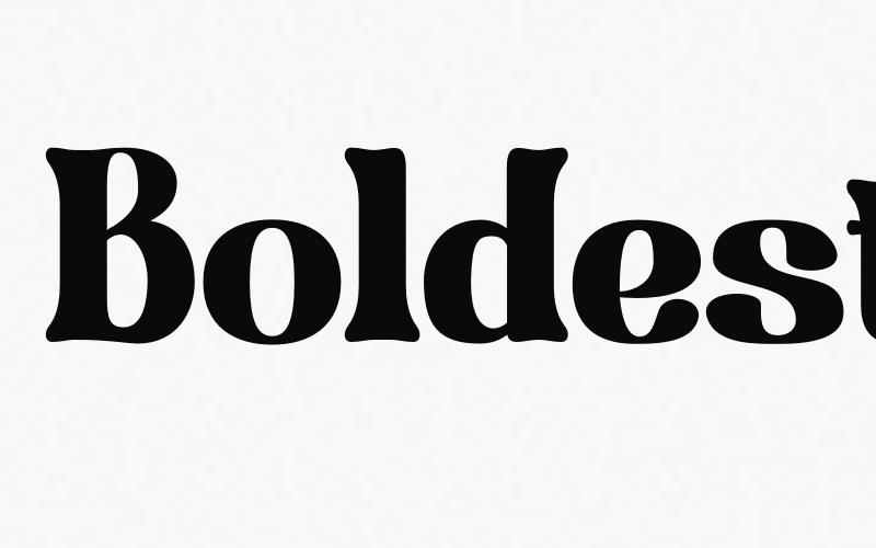 Boldest Romance Personal Use Font