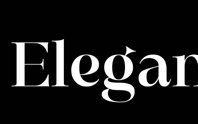 Elegante Classica Font