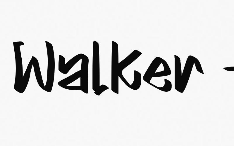 Walker – Personal Use Font