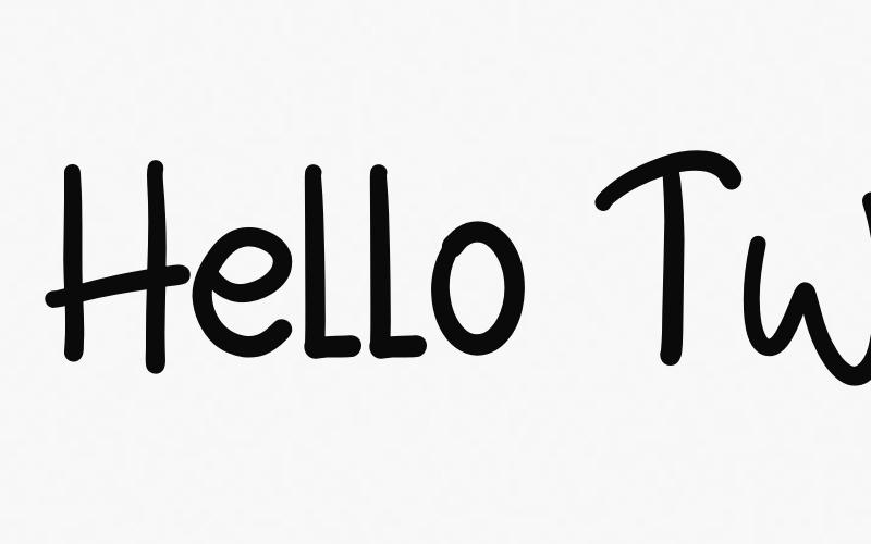 Hello Twins – Personal Use Font