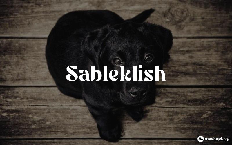 Sableklish Font