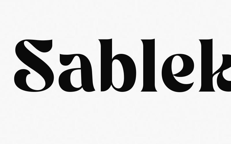 Sableklish Font