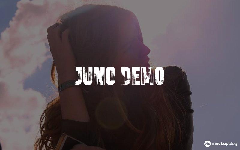 JUNO Demo-Schriftart