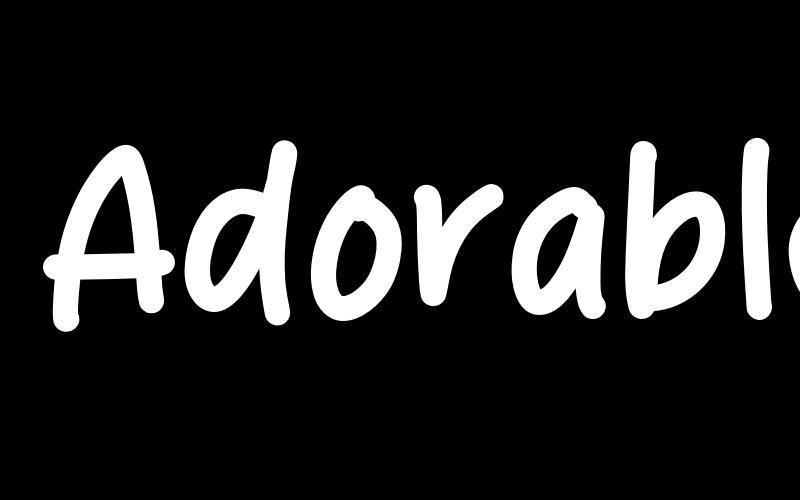 Bezaubernde Mumble-Schriftart