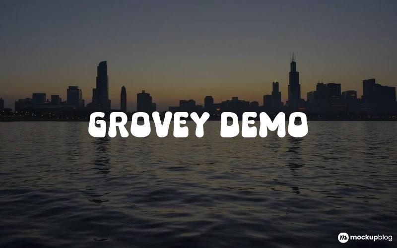 Grovey Demo Font