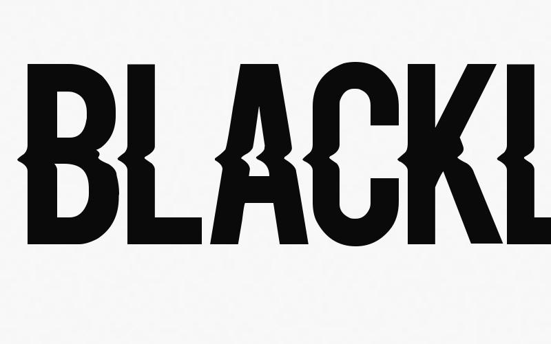 Blacklisted Font