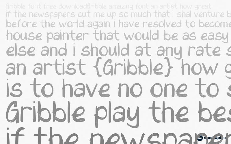 Gribble Font