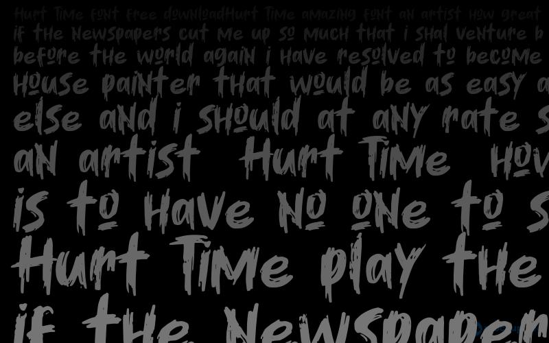 Hurt Time Font