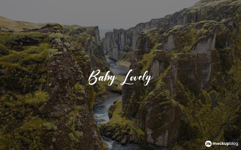 Baby Lovely Font