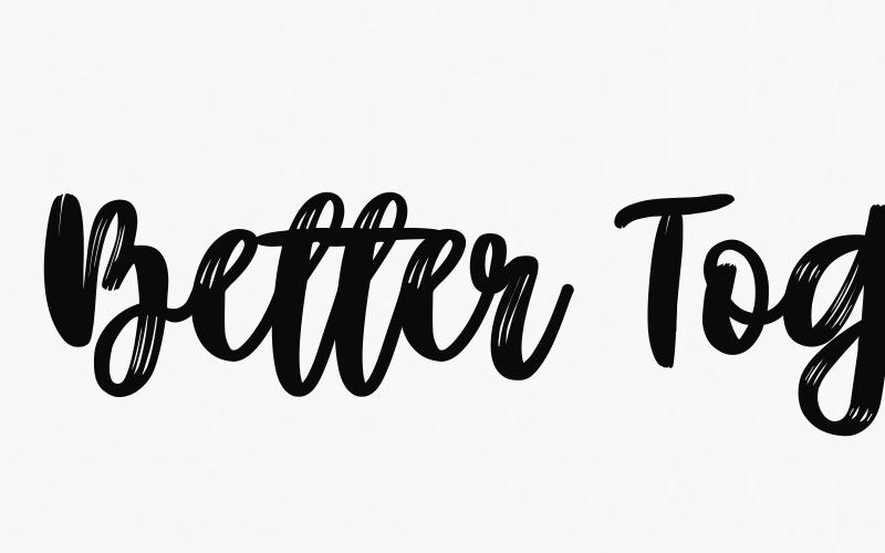 Schriftart „Better Together“