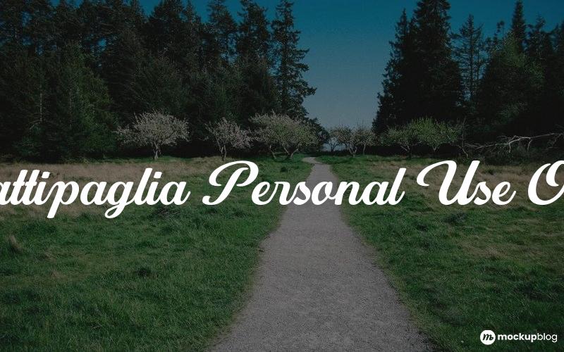 Battipaglia Personal Use Only Font