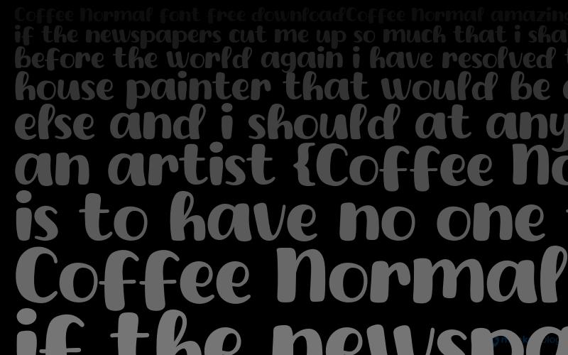 Coffee Normal Font