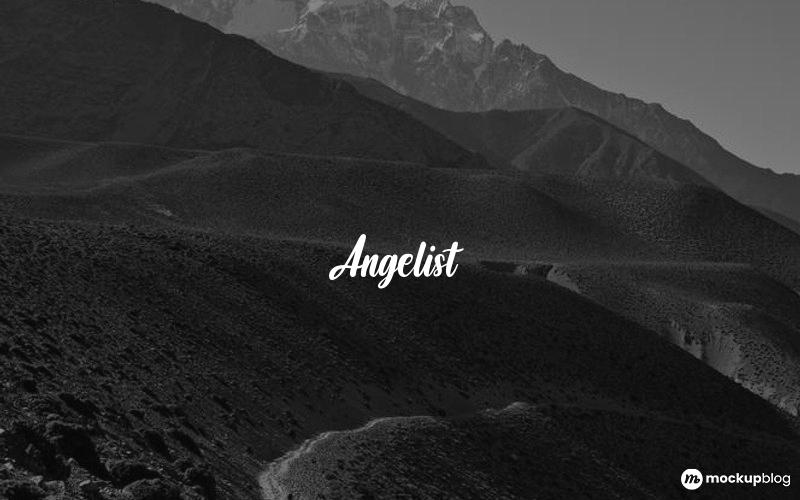 Angelist Schriftart