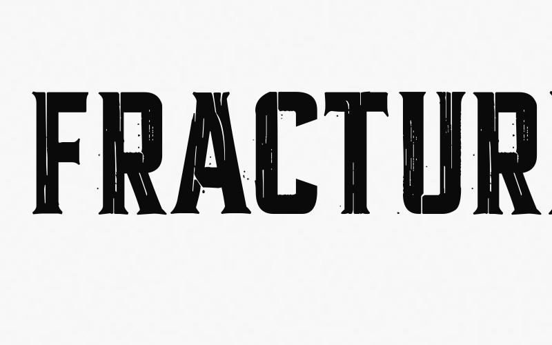 Fractured Fir Font