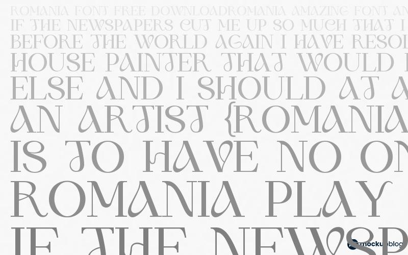 Romania Font