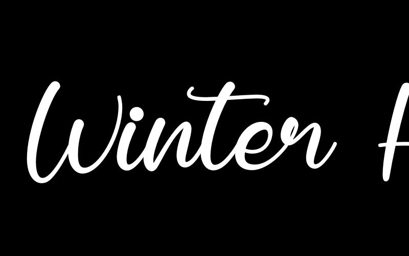 Winter Holiday Font