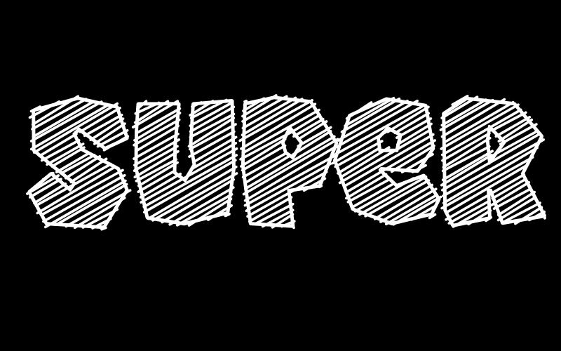 Super Pencil Schriftart